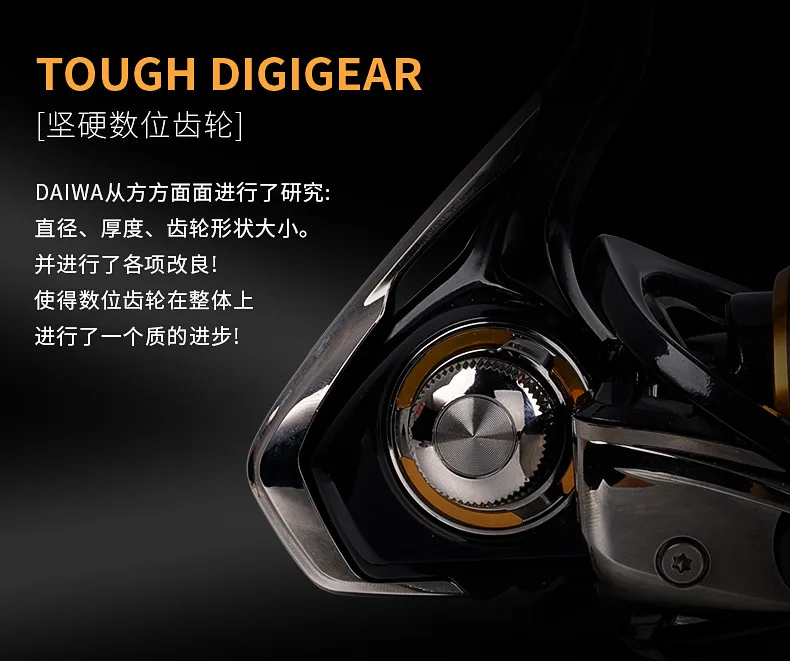 2021 Daiwa Reel LEGALIS CS LT Spinning Fishing Reels 6+1BB Max Drag 12KG Spinning Wheel ZAION V Body