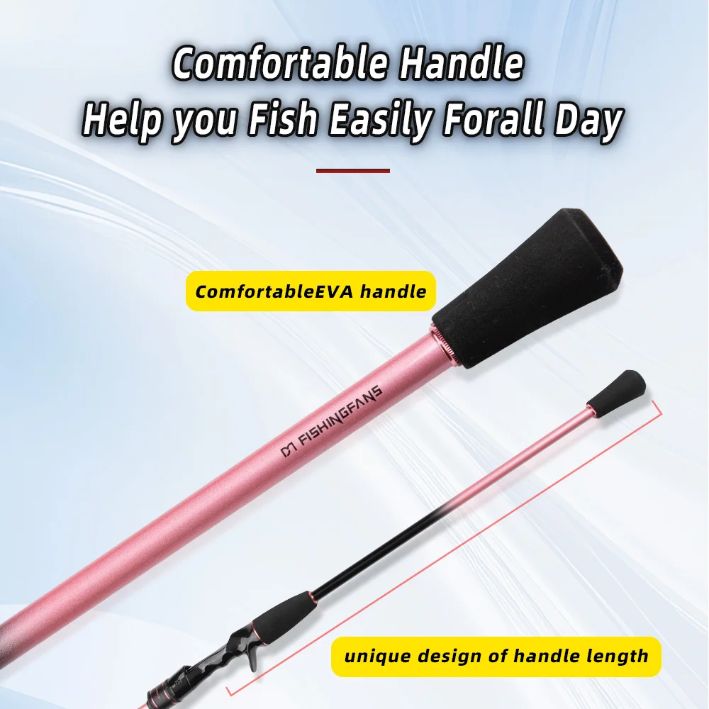 FISHINGFAN Casting Jigging Rod 1.5m 1.6m Hard Power Jigging Rod Powerful Titanium Tip Rod for EGI Squid Octopus Boat Rod