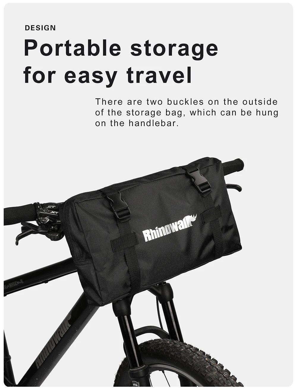 Rhinowalk Bigycle Storage Bag MTB Carrying Bag 27.5 Inch 700c Road Bike Thicken Bike Carrying Box Protective Cover Accessories