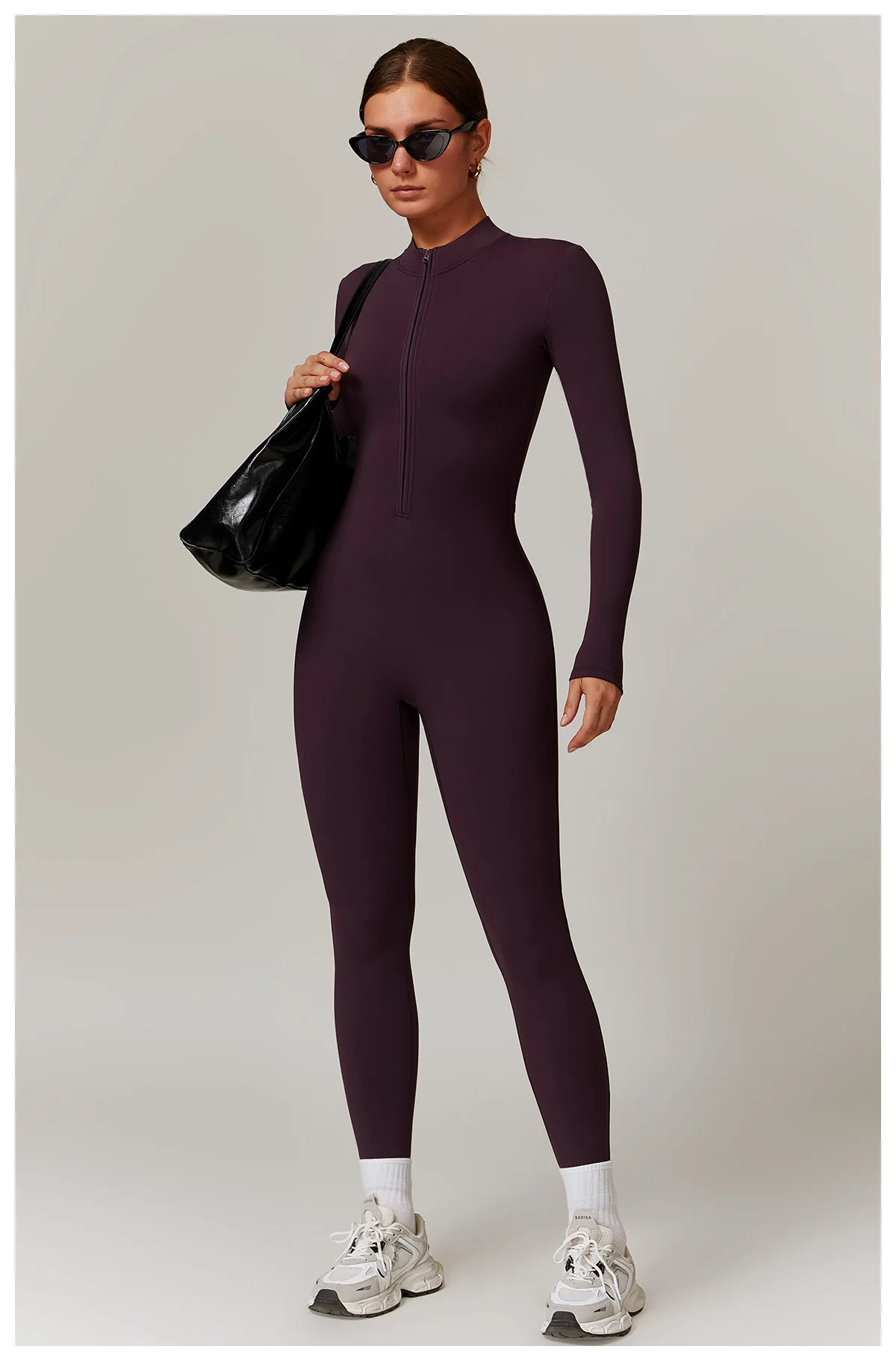 Women's Clothes Yoga Set Yoga Jumpsuits One Piece Workout Long Sleeve Rompers Sportswear Gym Set Workout Tracksuit Bodysuits