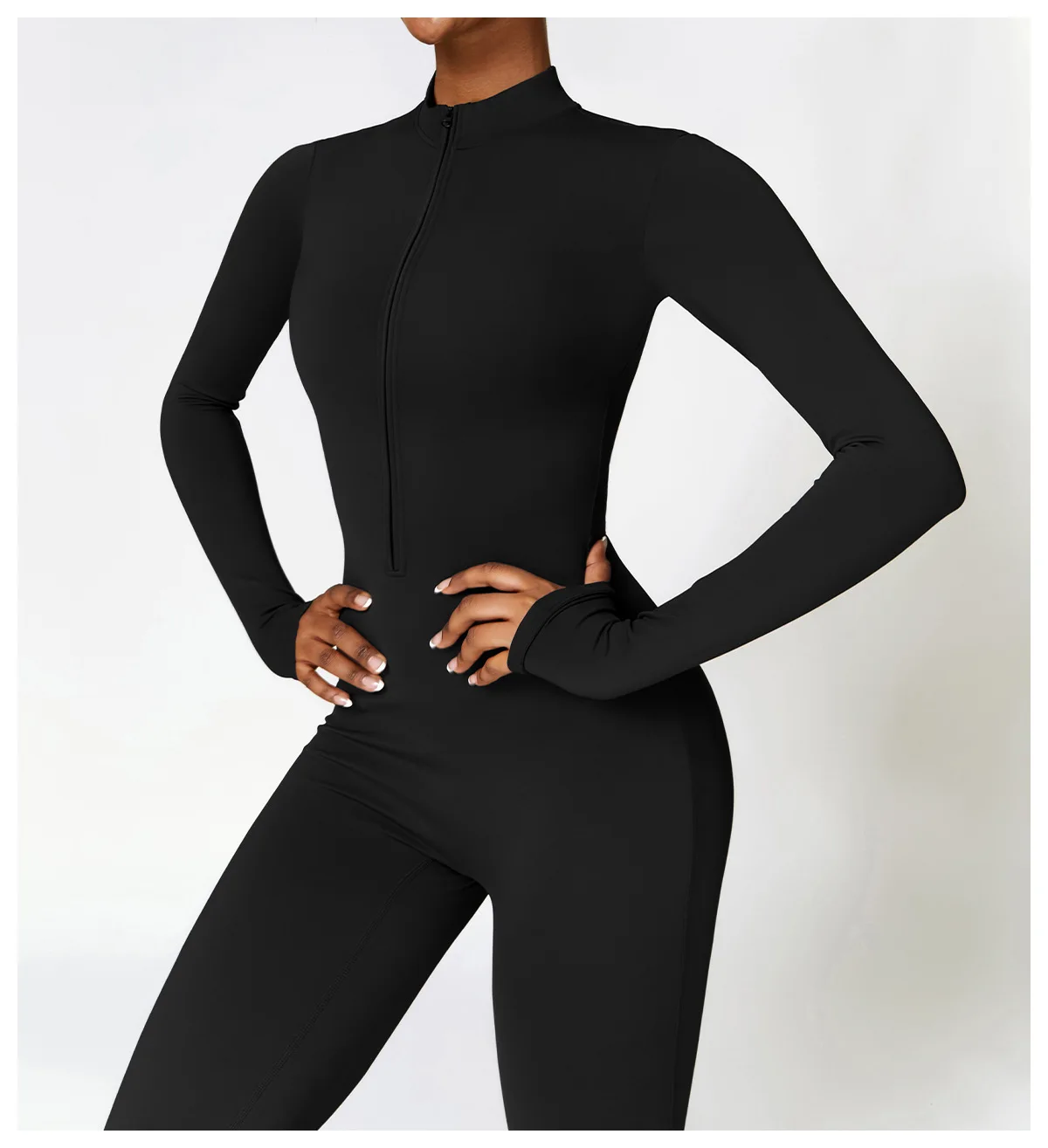 Women's Clothes Yoga Set Yoga Jumpsuits One Piece Workout Long Sleeve Rompers Sportswear Gym Set Workout Tracksuit Bodysuits