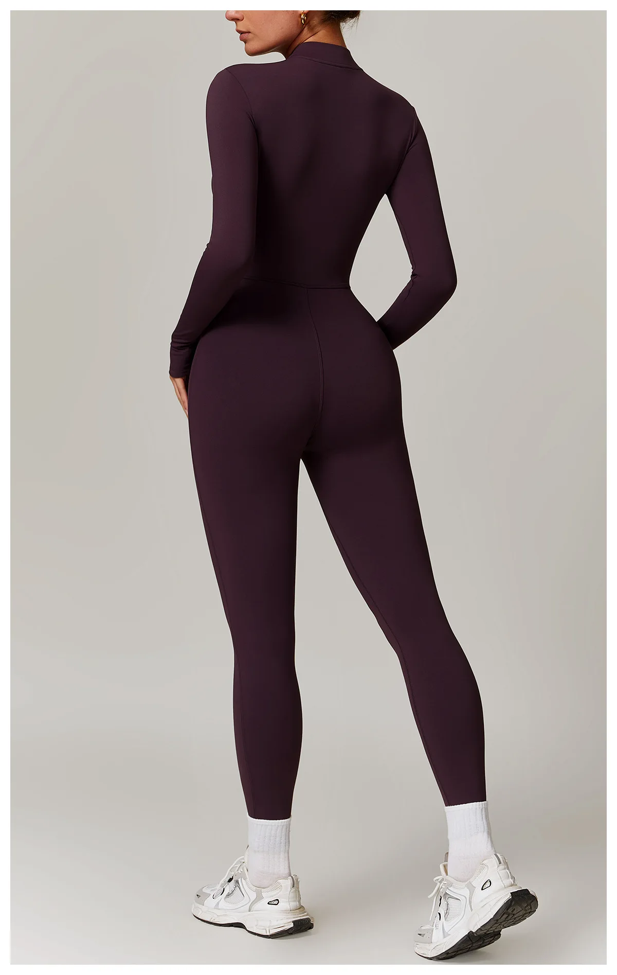 Women's Clothes Yoga Set Yoga Jumpsuits One Piece Workout Long Sleeve Rompers Sportswear Gym Set Workout Tracksuit Bodysuits