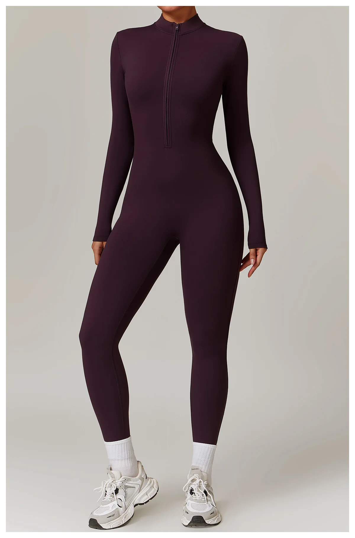 Women's Clothes Yoga Set Yoga Jumpsuits One Piece Workout Long Sleeve Rompers Sportswear Gym Set Workout Tracksuit Bodysuits