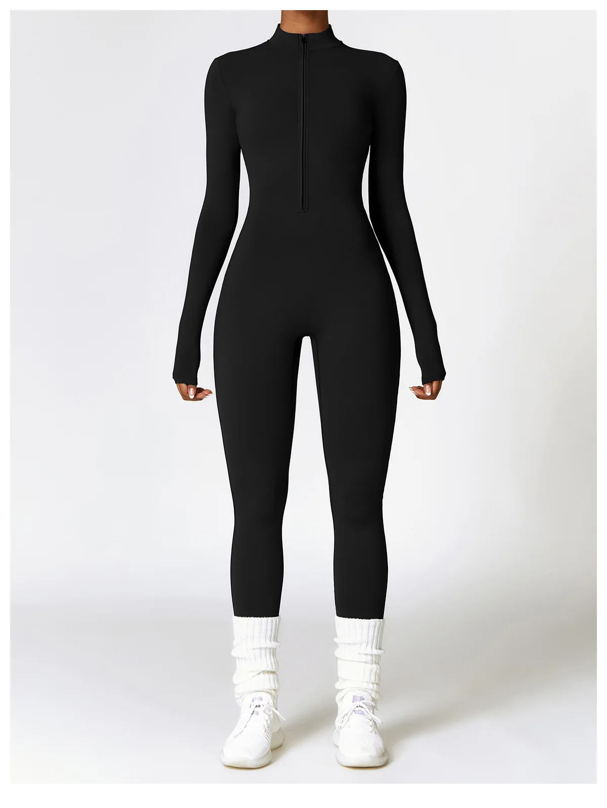 Women's Clothes Yoga Set Yoga Jumpsuits One Piece Workout Long Sleeve Rompers Sportswear Gym Set Workout Tracksuit Bodysuits
