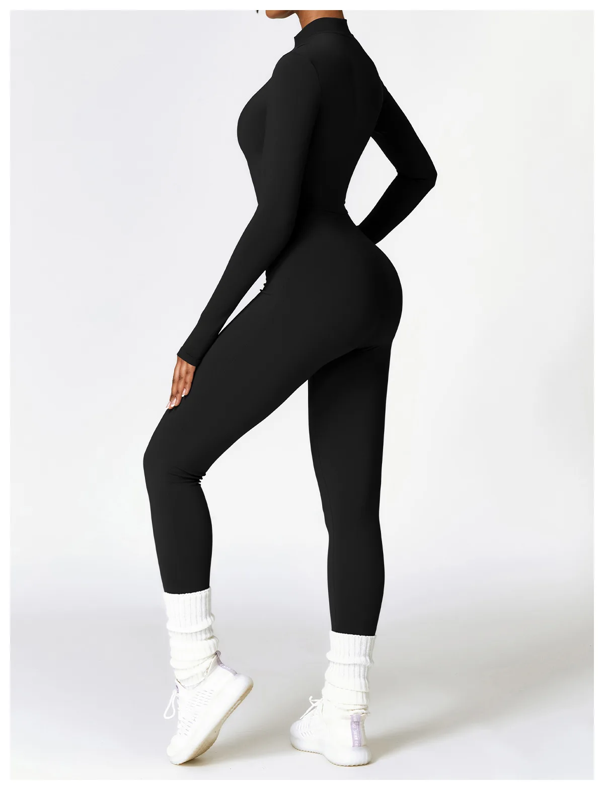 Women's Clothes Yoga Set Yoga Jumpsuits One Piece Workout Long Sleeve Rompers Sportswear Gym Set Workout Tracksuit Bodysuits
