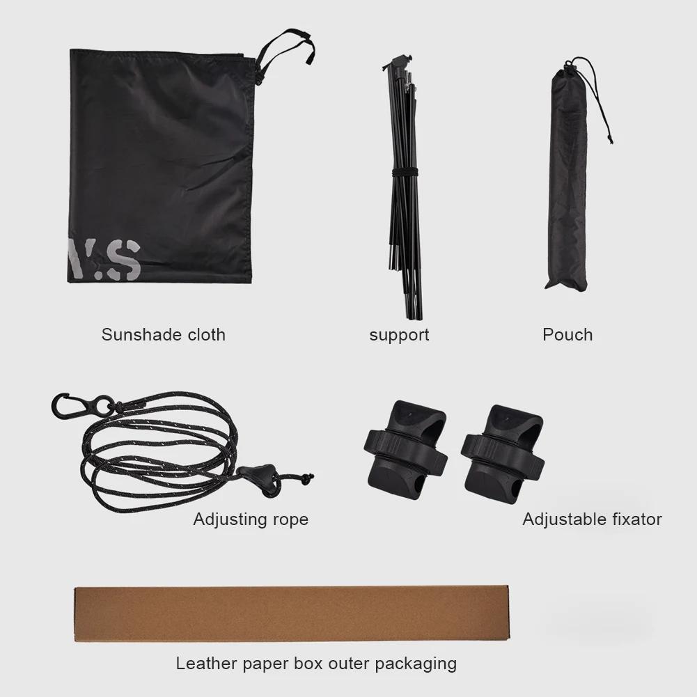 Lounge Chair Sunshade UV Protection Outdoor Moon Chair Awning Waterproof Camping Folding Canopy for Camping Fishing