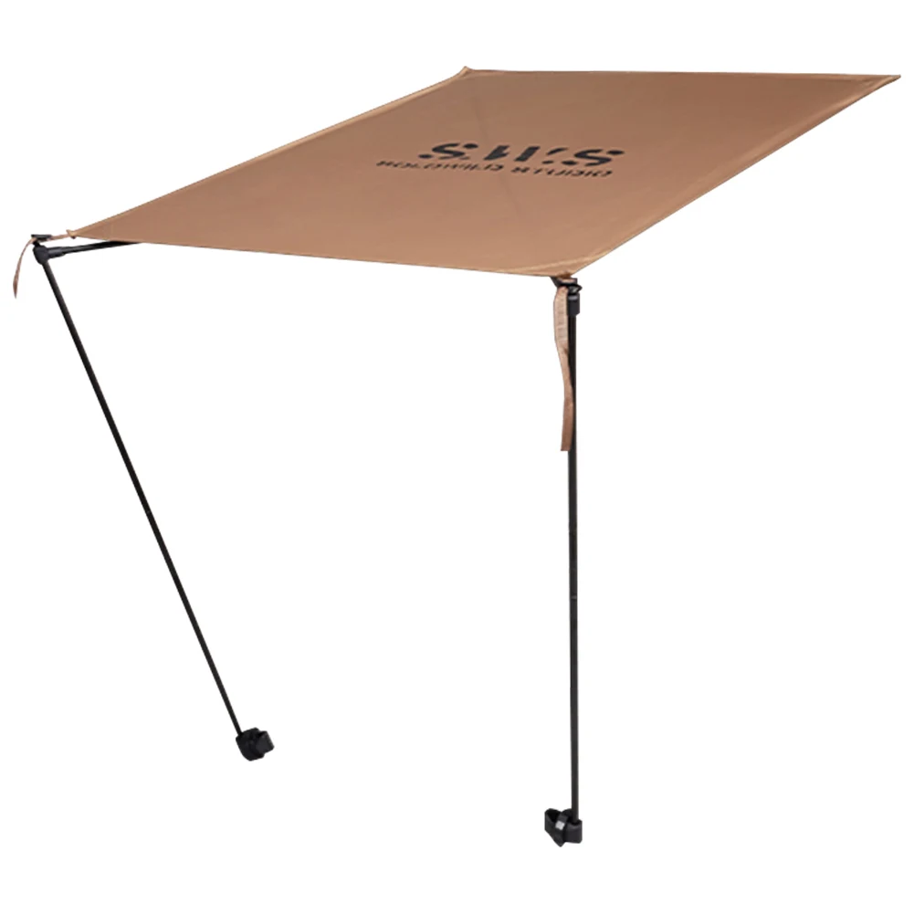 Lounge Chair Sunshade UV Protection Outdoor Moon Chair Awning Waterproof Camping Folding Canopy for Camping Fishing