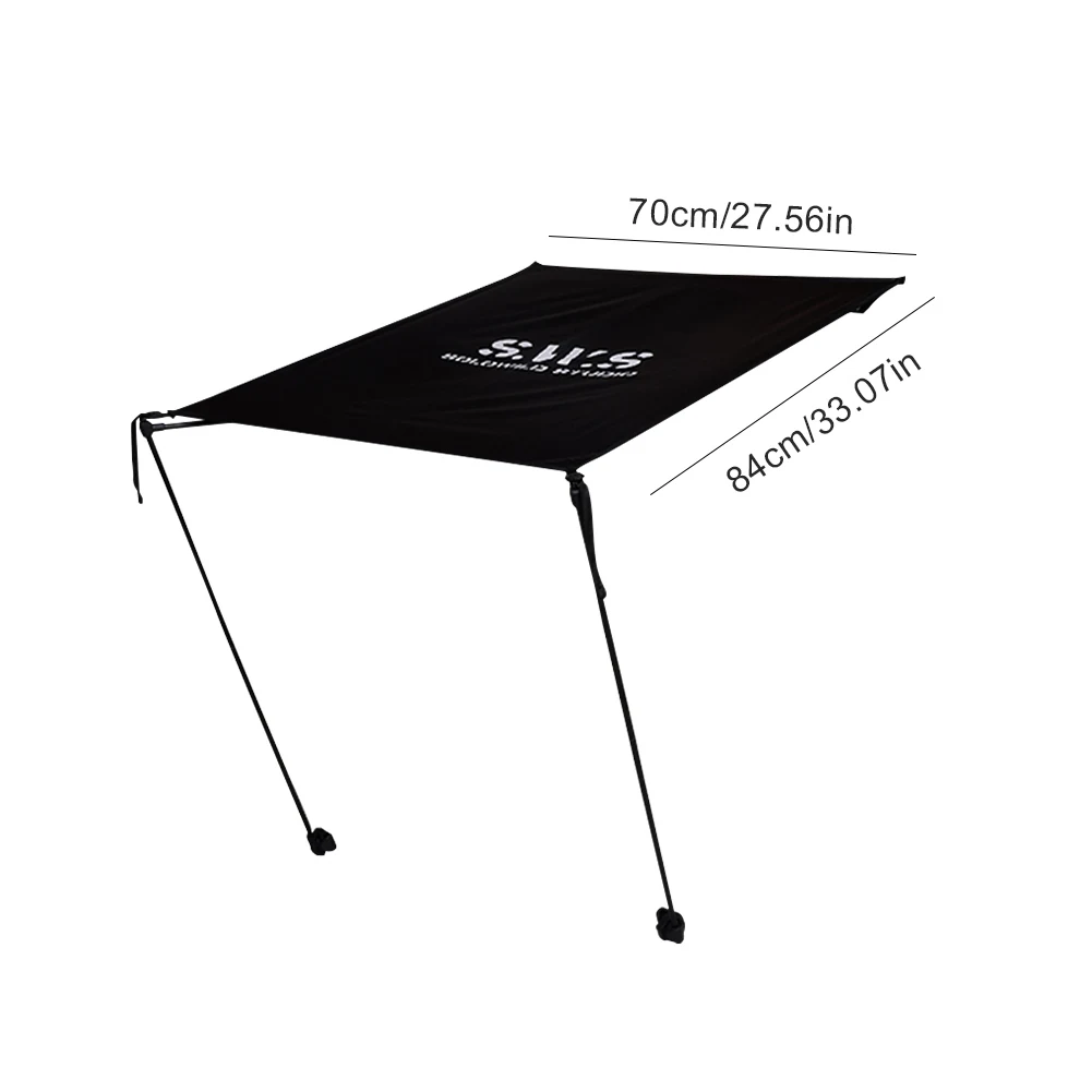 Lounge Chair Sunshade UV Protection Outdoor Moon Chair Awning Waterproof Camping Folding Canopy for Camping Fishing