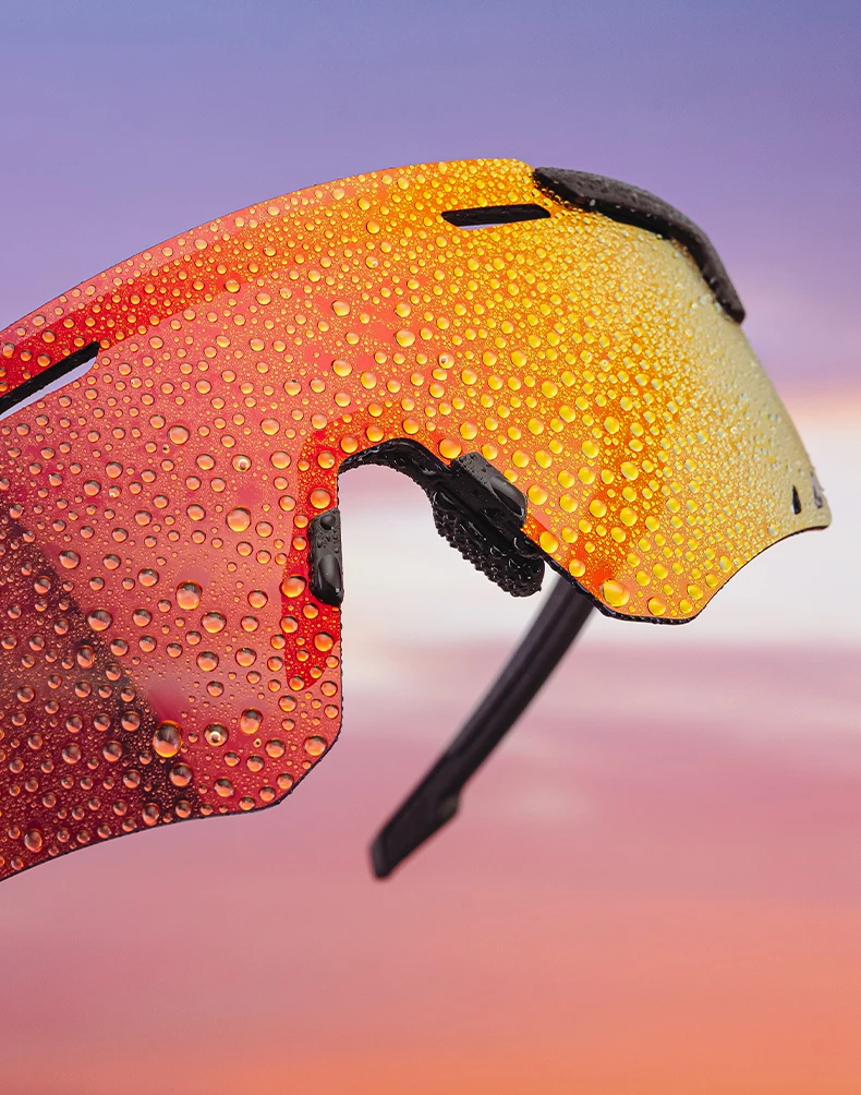 ROCKBROS Ultra-light Cycling Sunglasses Photochromic Polarized Large Frame Cycling Glasses HD Lens UV Protection Bicycle Goggles