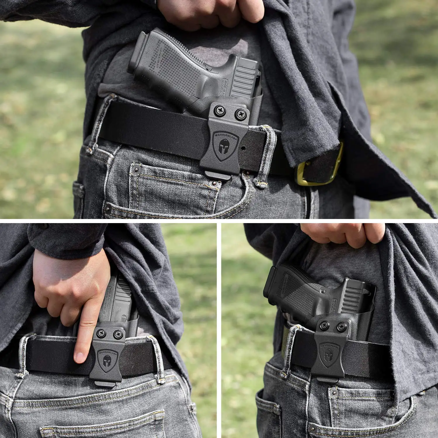 Ruger LCP II Holster IWB Kydex,Not Fit LCP .380 & LCP II .22 LR,Inside Waistband Concealed Carry, Adj. Cant Right/Left