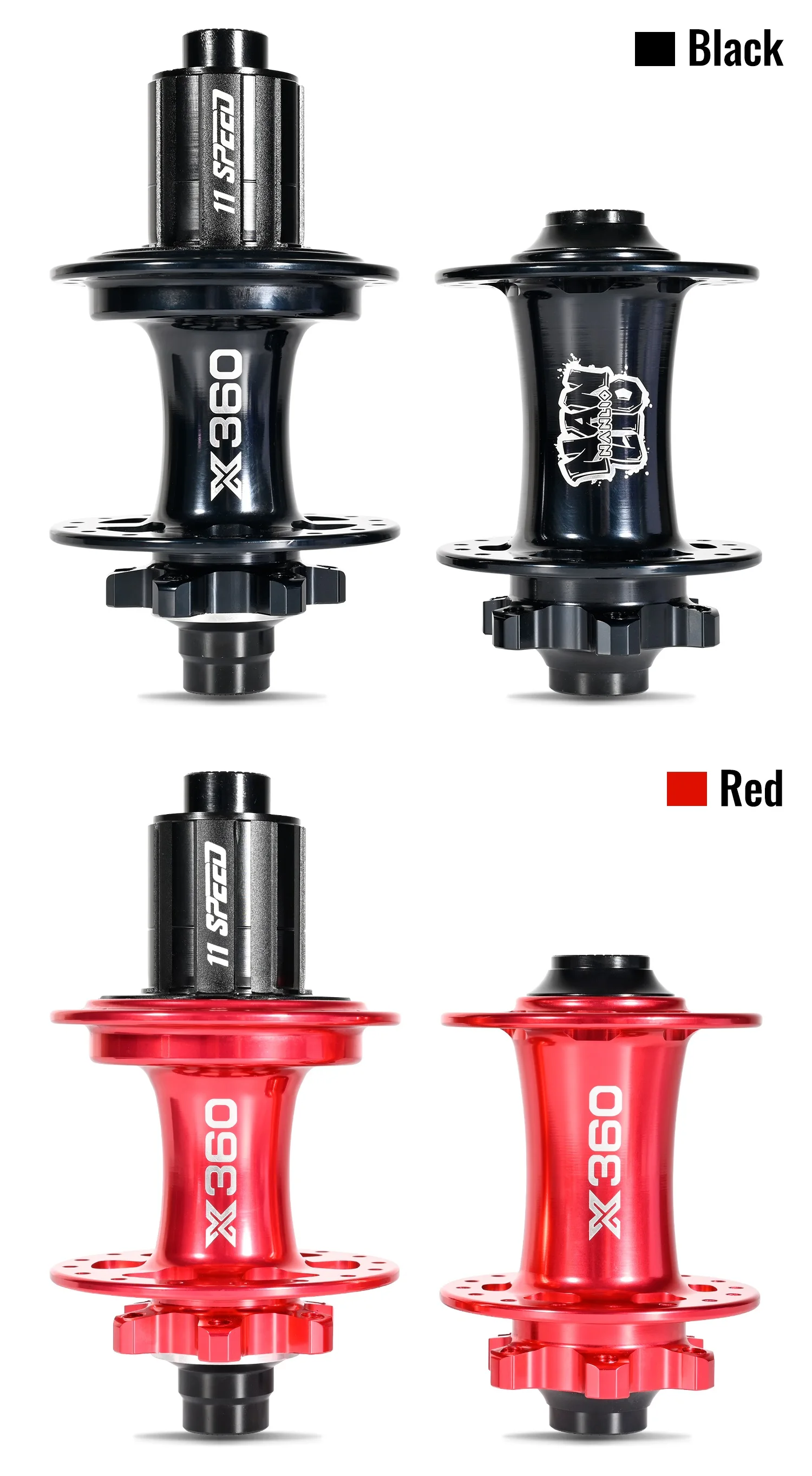 NanLio X360 Bicycle Hubs 8 Pawl 3 Tooth 360T Noise Hub 32 Hole Sealed Bearings Lubricated Bike Wheel Hub HG 8 9 10 11 Speed