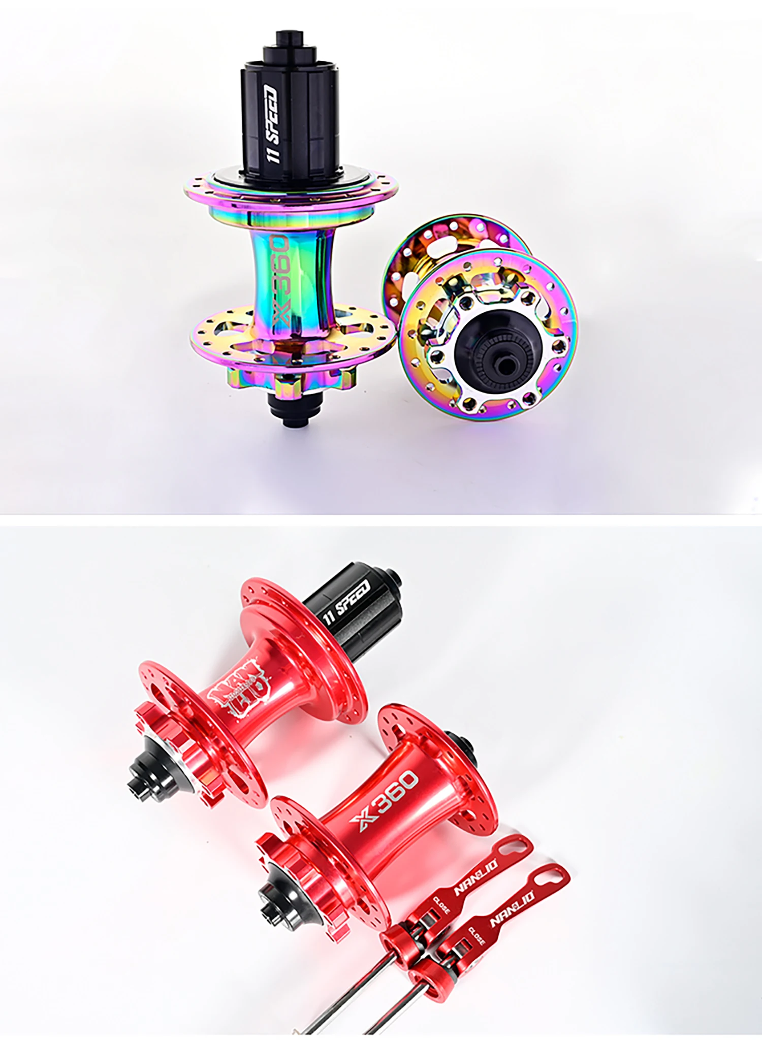 NanLio X360 Bicycle Hubs 8 Pawl 3 Tooth 360T Noise Hub 32 Hole Sealed Bearings Lubricated Bike Wheel Hub HG 8 9 10 11 Speed