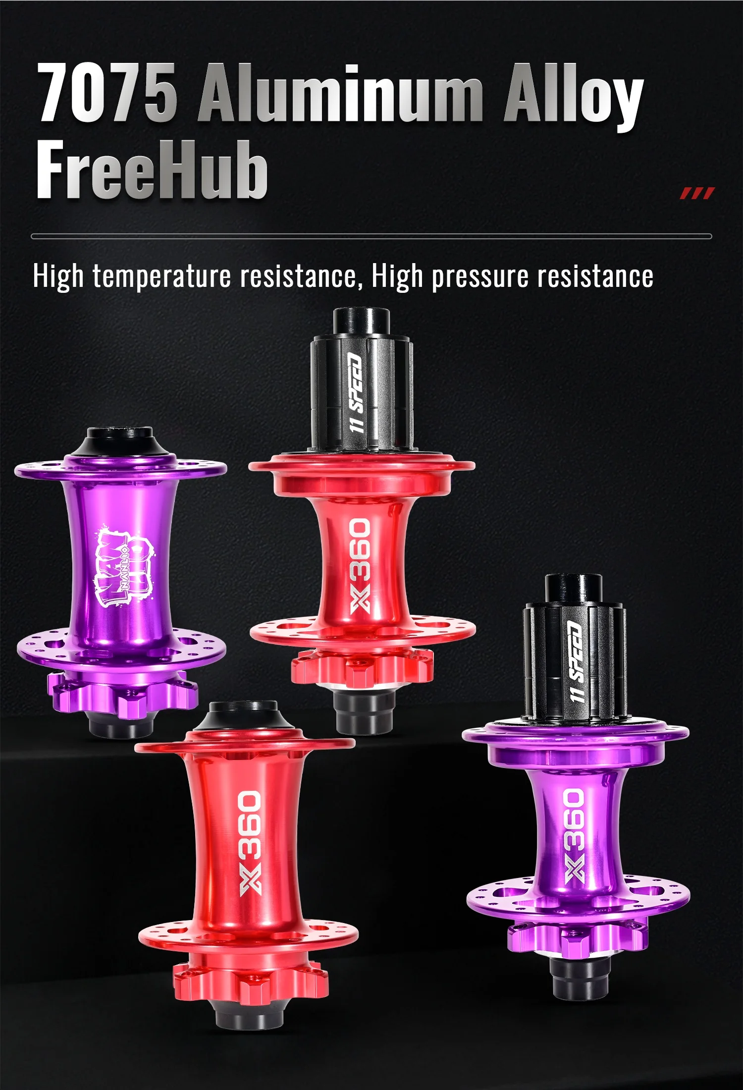NanLio X360 Bicycle Hubs 8 Pawl 3 Tooth 360T Noise Hub 32 Hole Sealed Bearings Lubricated Bike Wheel Hub HG 8 9 10 11 Speed