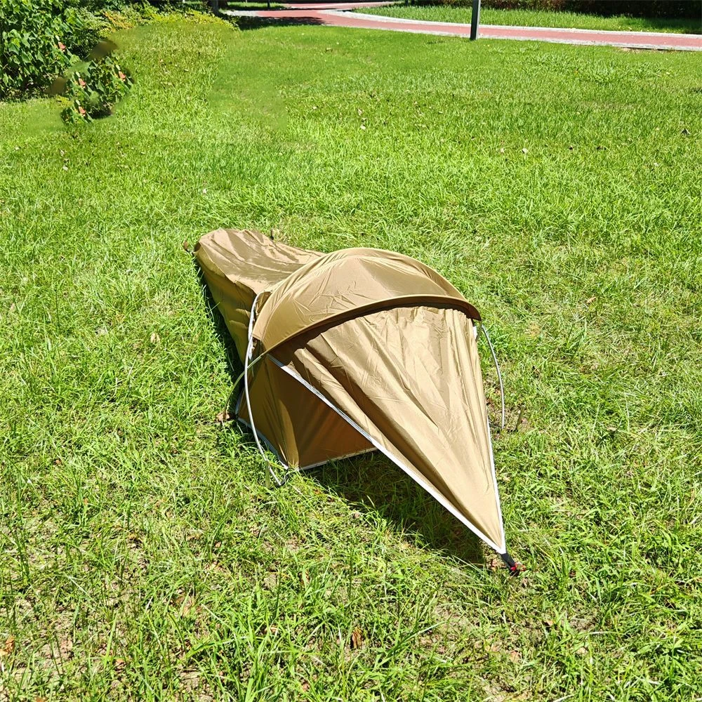 Ultralight Single Person Bivy Tent Waterproof 1 Man Tent for Outdoor Camping Hiking Backpacking Traveling Tent Camp Accessories