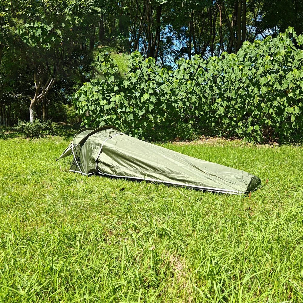 Ultralight Single Person Bivy Tent Waterproof 1 Man Tent for Outdoor Camping Hiking Backpacking Traveling Tent Camp Accessories