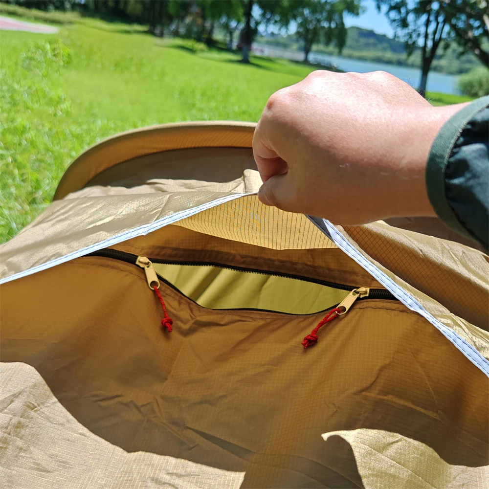 Ultralight Single Person Bivy Tent Waterproof 1 Man Tent for Outdoor Camping Hiking Backpacking Traveling Tent Camp Accessories