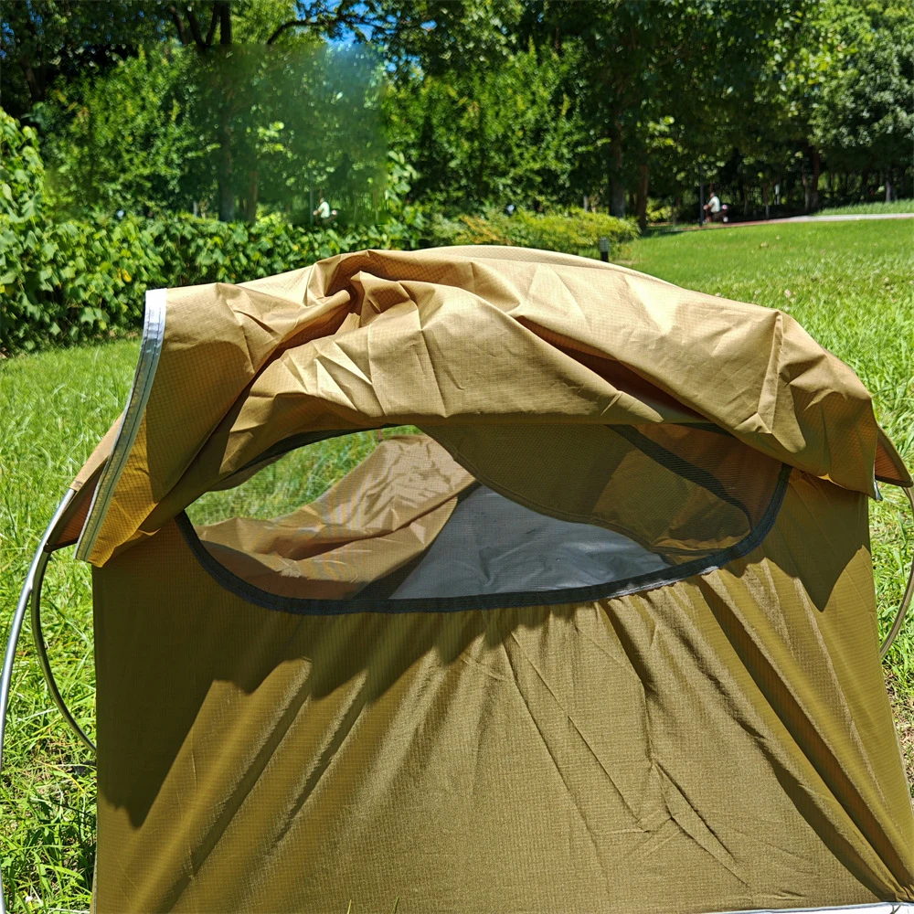Ultralight Single Person Bivy Tent Waterproof 1 Man Tent for Outdoor Camping Hiking Backpacking Traveling Tent Camp Accessories