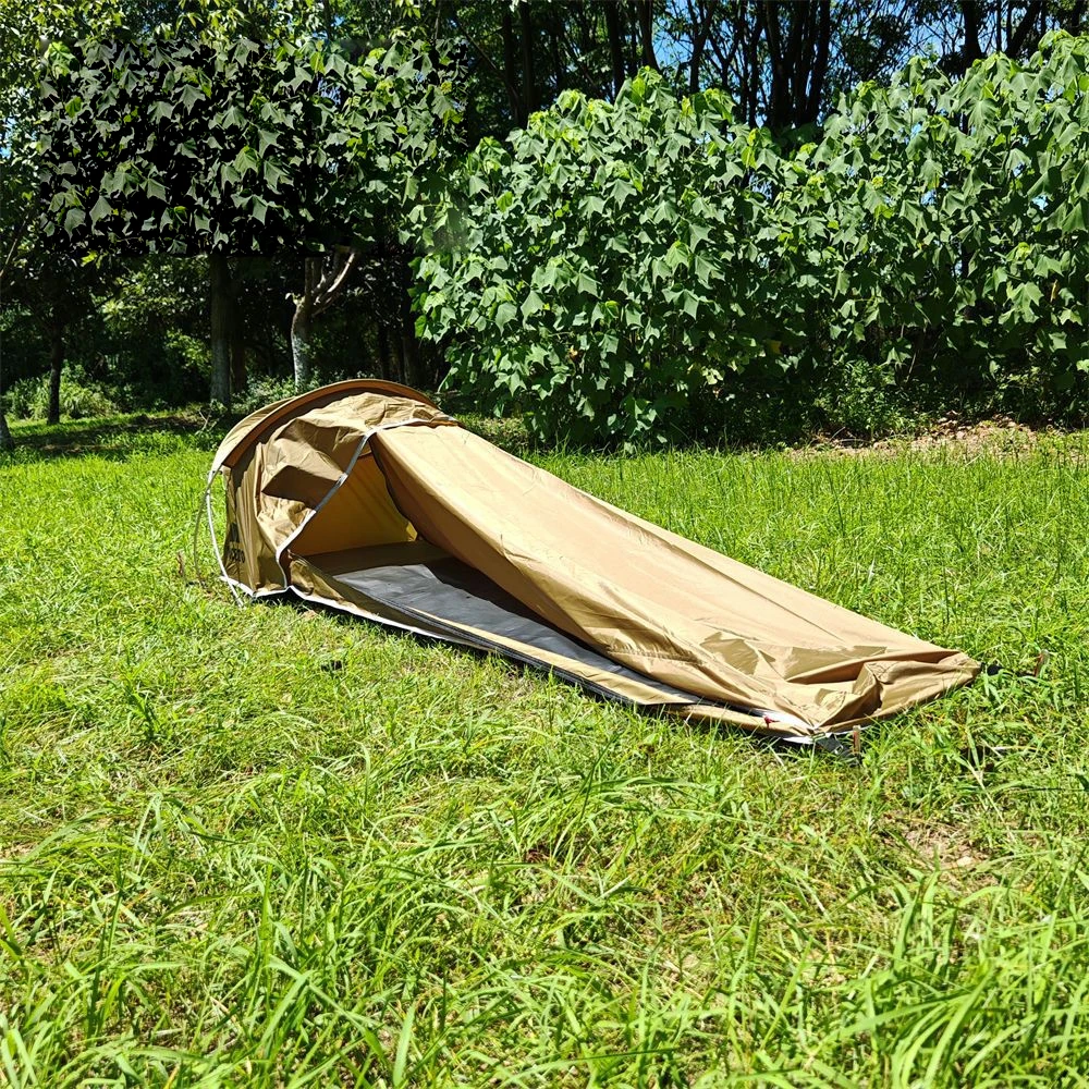 Ultralight Single Person Bivy Tent Waterproof 1 Man Tent for Outdoor Camping Hiking Backpacking Traveling Tent Camp Accessories