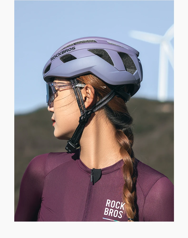 ROCKBROS Bicycle Helmet Adults MTB Road Bike Helmet Breathable Intergrally-molded Head Safety Men Women Cycling Helmet