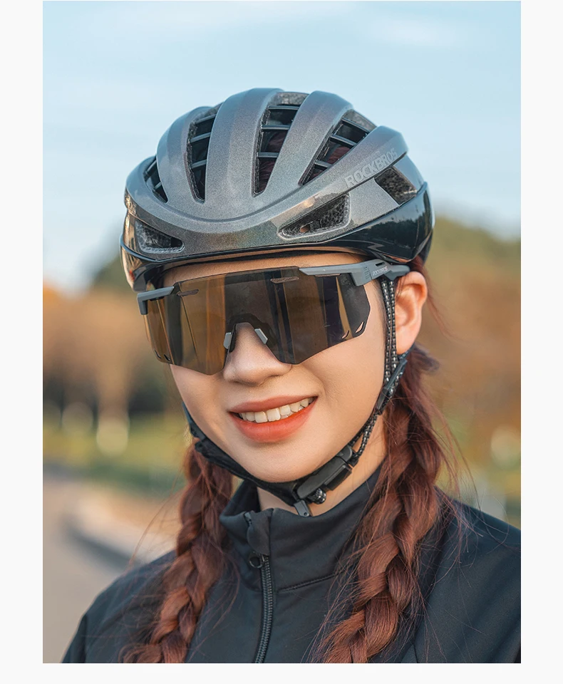 ROCKBROS Bicycle Helmet Adults MTB Road Bike Helmet Breathable Intergrally-molded Head Safety Men Women Cycling Helmet
