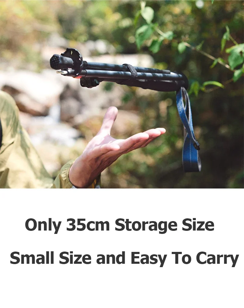 Naturehike Gale UL PRO Trekking Pole Carbon Fiber 7075 Aluminum Alloy Folding Stick Lightweight Outdoor Climbing Walking Sticks