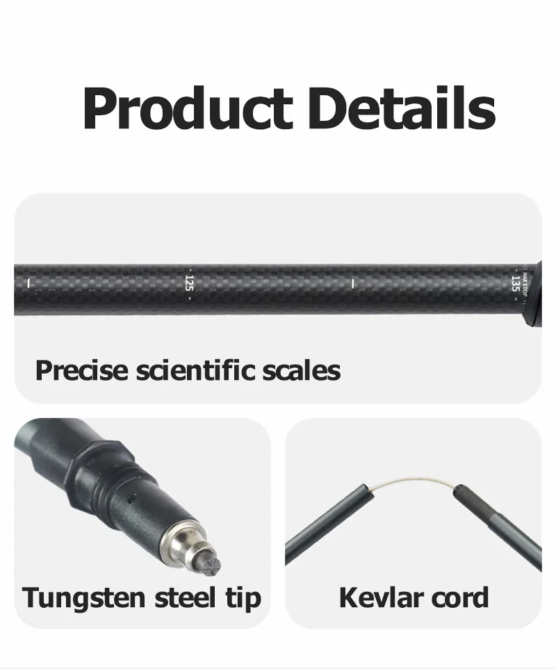 Naturehike Gale UL PRO Trekking Pole Carbon Fiber 7075 Aluminum Alloy Folding Stick Lightweight Outdoor Climbing Walking Sticks