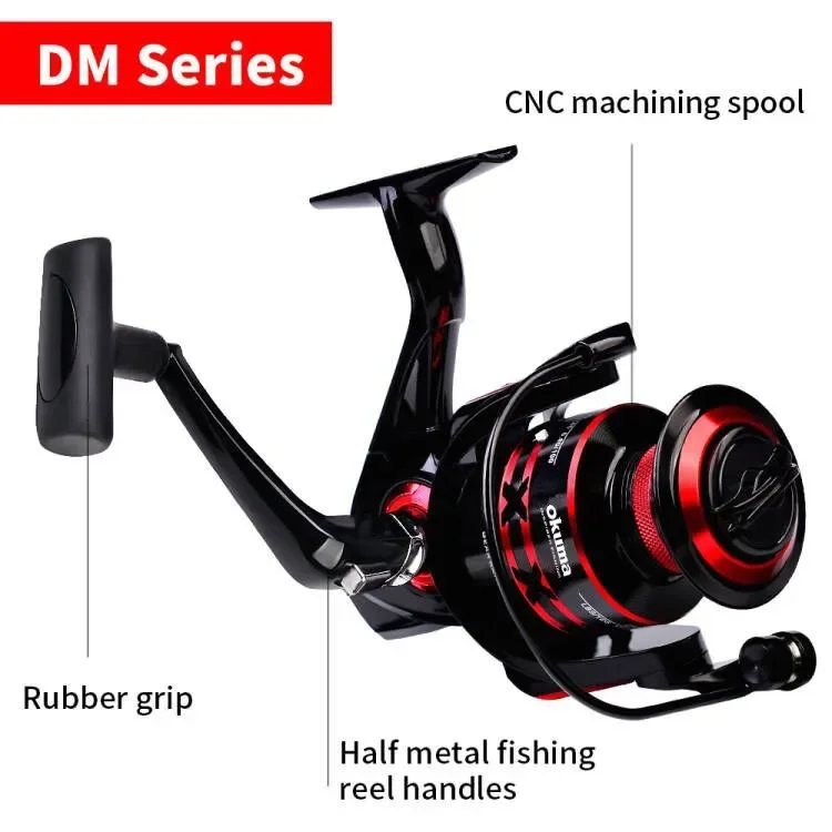 New OKUMA Rotary Fishing Reel 2+1BB 9KG-23KG Max Drag Is Suitable for All Water Bodies 1000-8000