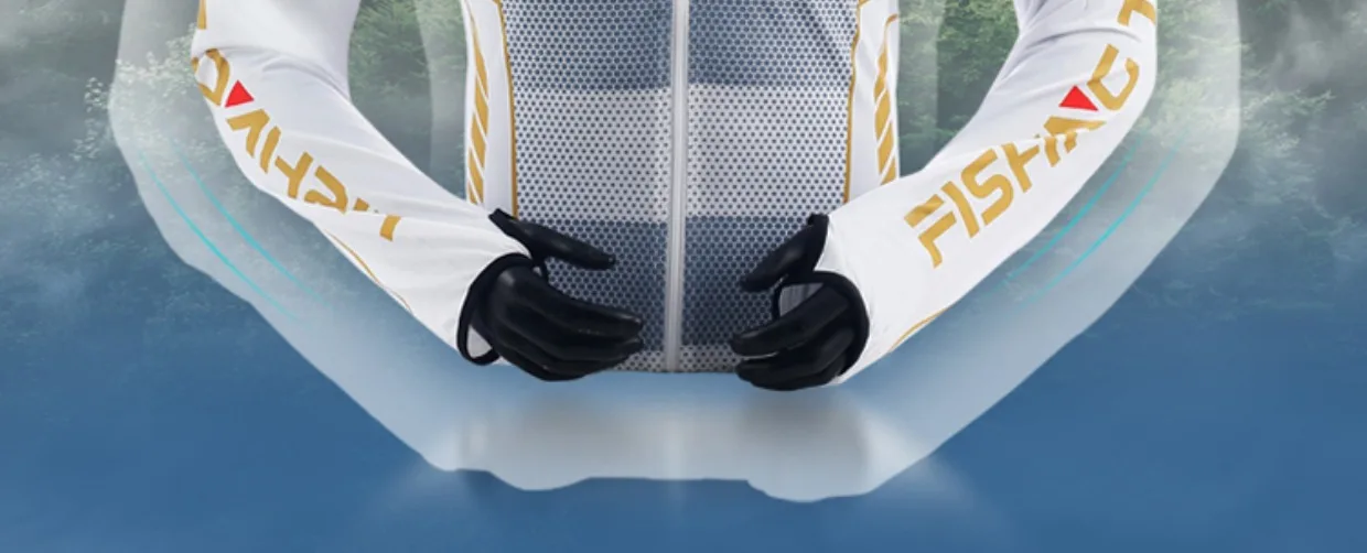 Men's High Quality Fishing Suit Summer Sun Protection Breathable Ice Silk Quick Dry Fishing Hoodie & Pants 2 Piece Set