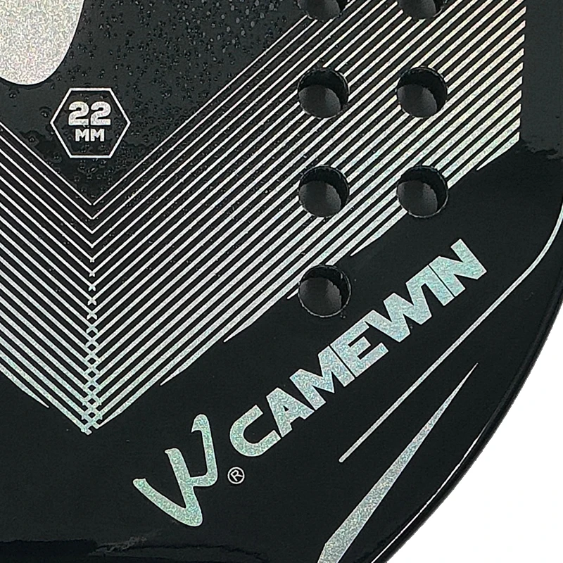 Camewin 3K Beach Tennis Racket Full Carbon Fiber Rough Surface Outdoor Sports Racket For Men Women Adult Tennis Racket The New