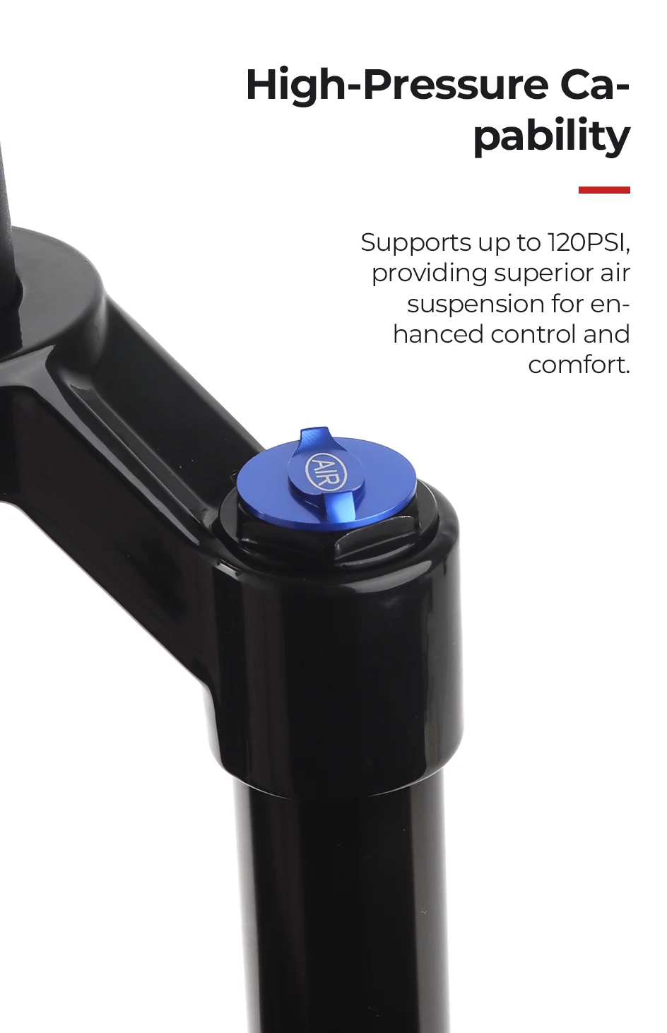 BOLANY MTB Air Fork 26 27.5 29Inch 120mm Travel Air Oil Suspension 9x100mm QR Lightweight Bike Fork R29 Bicycle Accessories Part