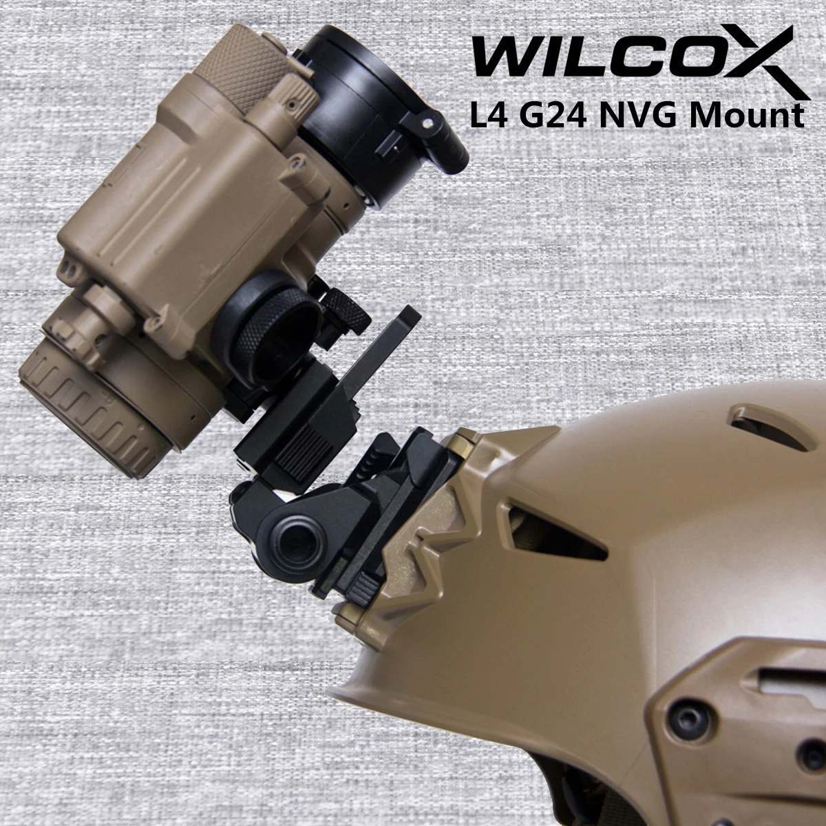 WILCOX Metal L4 G24 L4G24 NVG Mount Helmet Bracket Holder For PVS15 PVS18 GPNVG18Night Vision Goggles J Arm Stent Skip Fast OPS