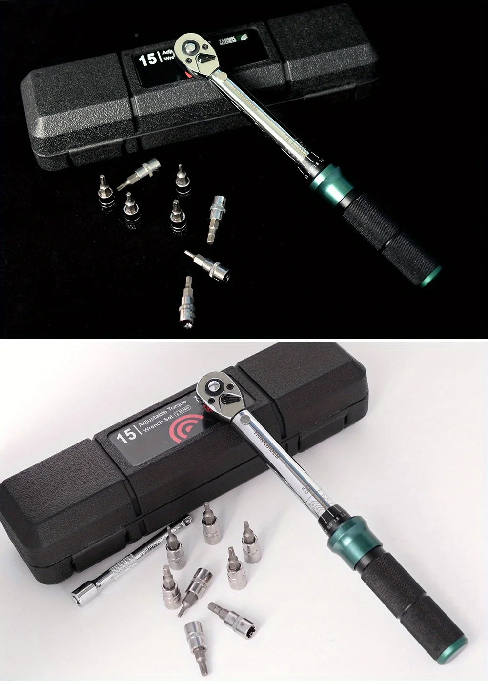 ThinkRider Professional NL-15 Bicycle Bike Torque Wrench Allen Key Tool Socket Spanner Set Kit Cycling Repair Tool Kits