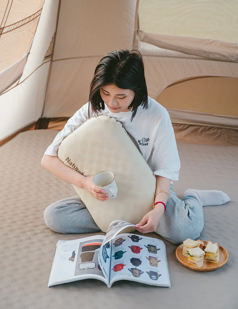 Naturehike Air Pillow Inflatable Pillow Foam Pillow 2 in 1 Waterproof Oilproof Stainproof Adjustable Soft Breathable Camp Travel