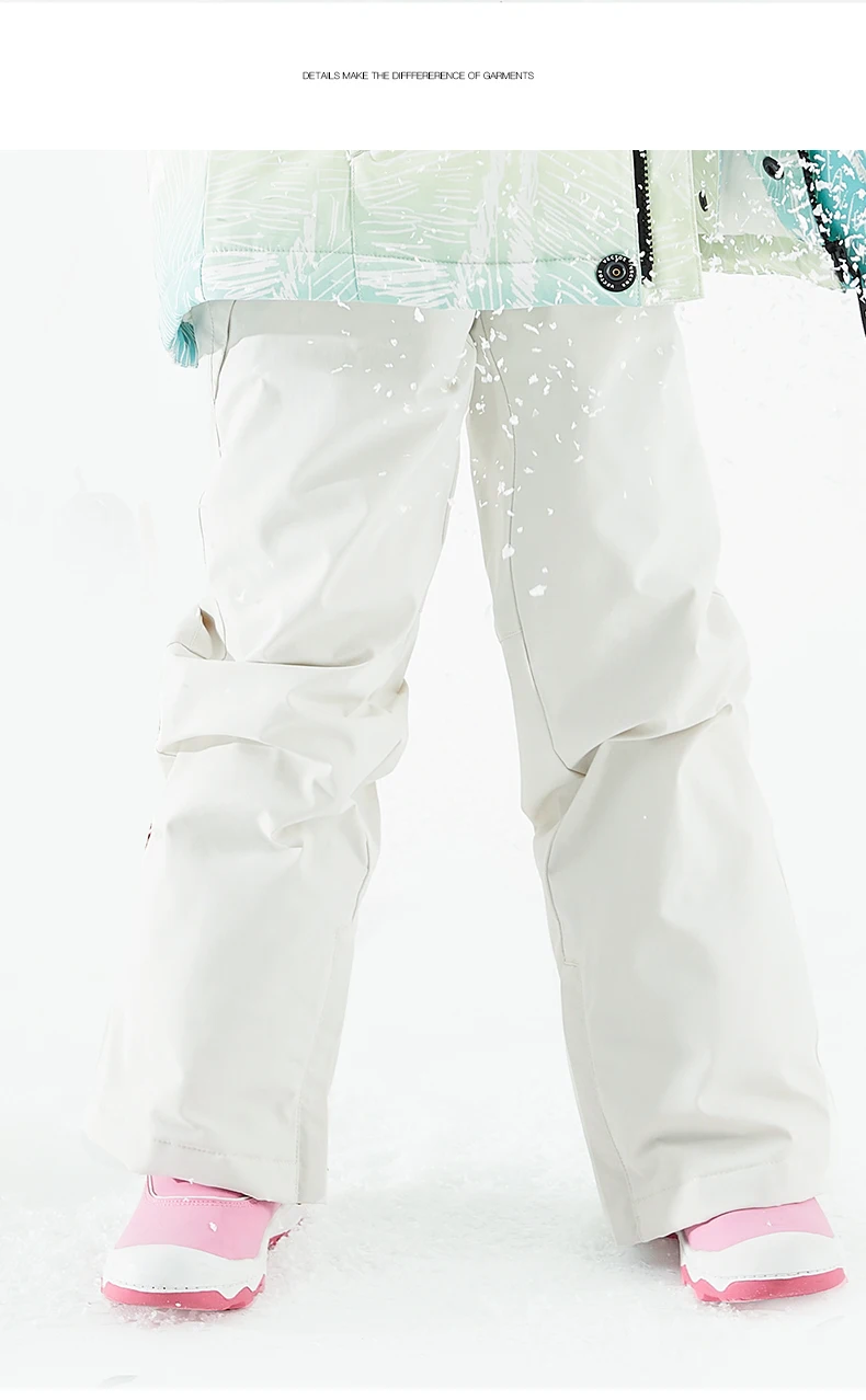 VECTOR Ski Pants Boys Girls Children Outdoor High-quality Windproof, Waterproof and Warm Snow Winter Ski Snowboard Pants Brand