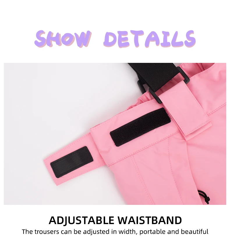 VECTOR Ski Pants Boys Girls Children Outdoor High-quality Windproof, Waterproof and Warm Snow Winter Ski Snowboard Pants Brand