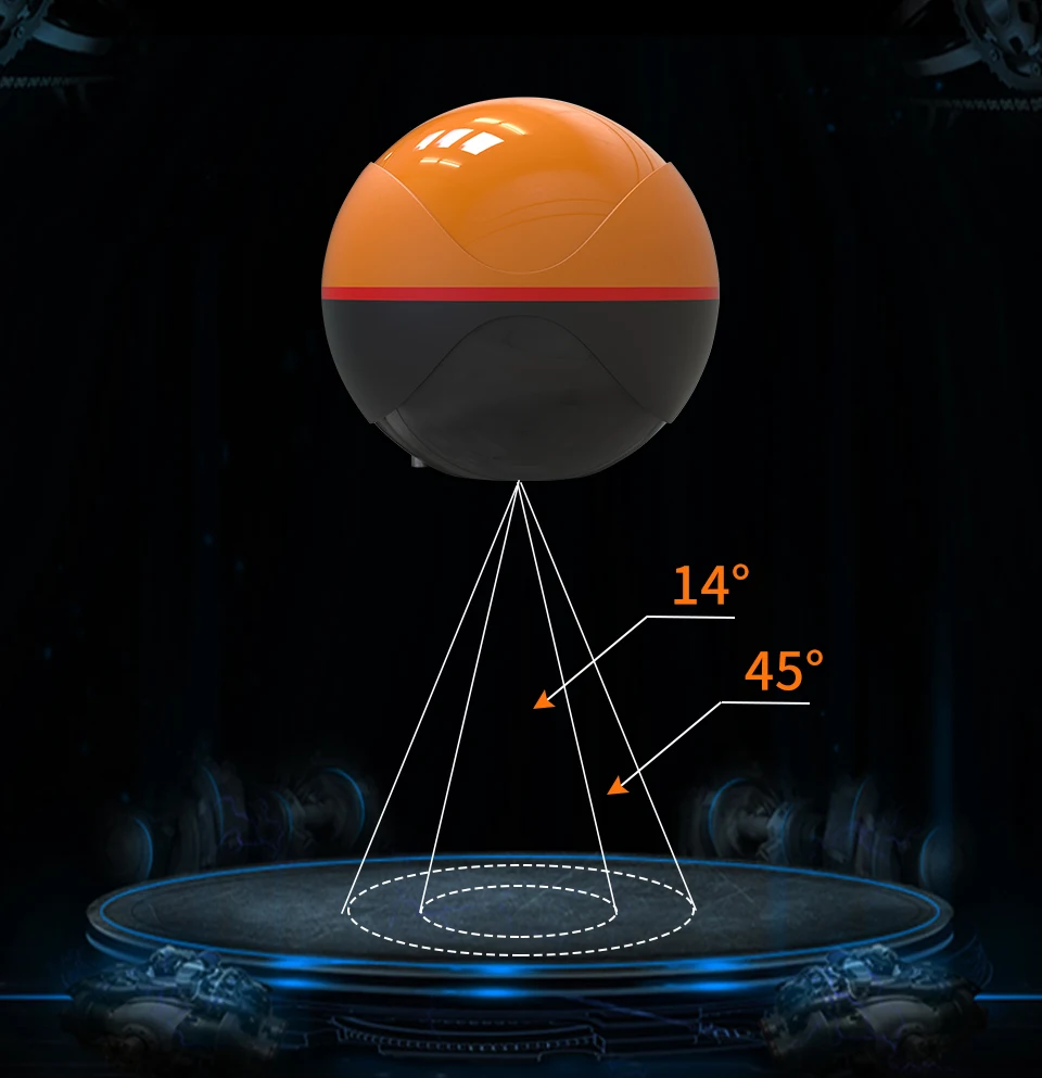 Erchang F68 WIFI Fish Finder 100M Wireless Fishing Sounder Echo Sounder Detect Finder Fishing for Lake Sea Fishing IOS& Android