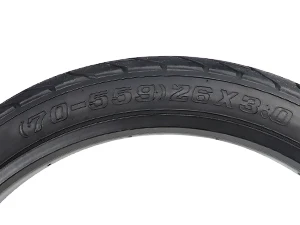 ZUKKA Fat Bike Tire 26' X3' (70-559) Compatible Replacement Bicycle Tire for Mountain Snow and Beach Bike