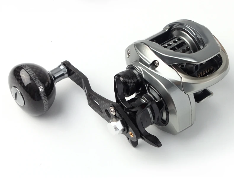 Kawa 1pc Fishing Reel Handle Carbon Fiber Materails Super Light Suit For Shi/D/Ab Series Casting Double Reel Handle AccessoryDIY