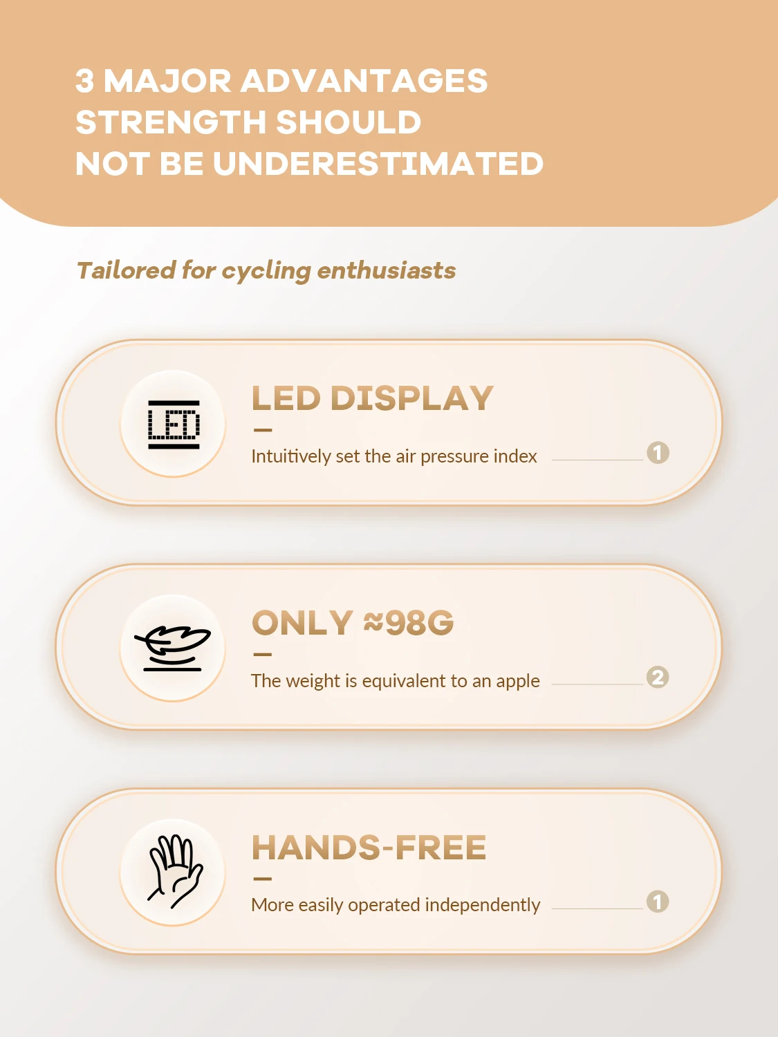 BSCOBBER Bike Accessories Portable Air Pump Tire Inflator Cycling For Mountain Bike Ball MTB Electric Bicycle Tools 100PSI