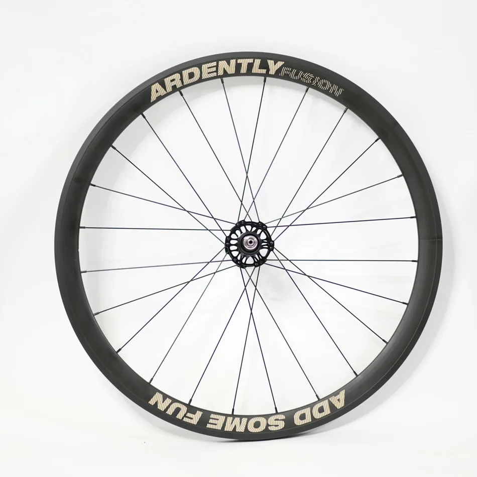 Ardently Fusion Fixed Gear Bike Wheelset 700C Single Speed High Strength Racing Bicycle Wheels ,Bike accessories,40mm,20-24H