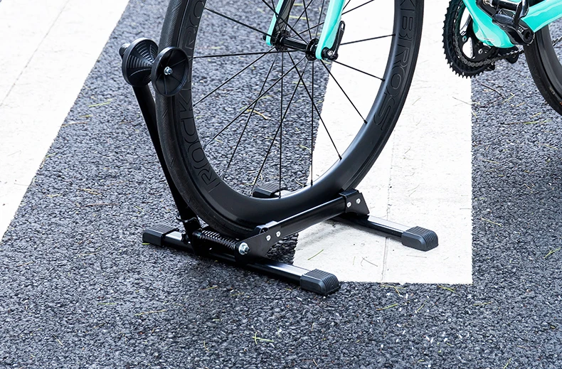 ROCKBROS Bicycle Parking Racks Foldable Indoor Floor Dispaly Stand MTB Road Bike Kick Stander Cycling Repair Support Holder Rack