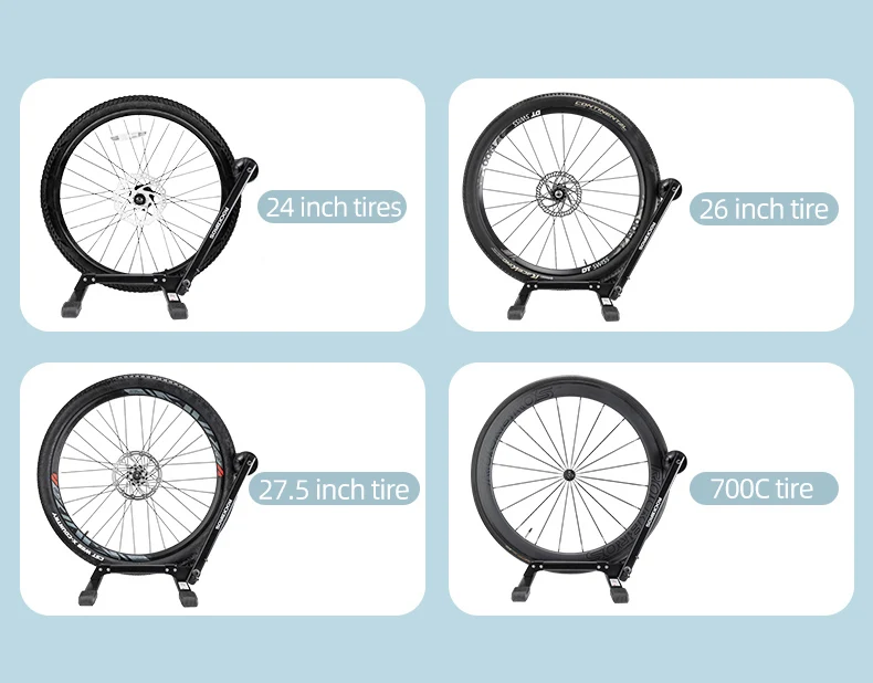 ROCKBROS Bicycle Parking Racks Foldable Indoor Floor Dispaly Stand MTB Road Bike Kick Stander Cycling Repair Support Holder Rack