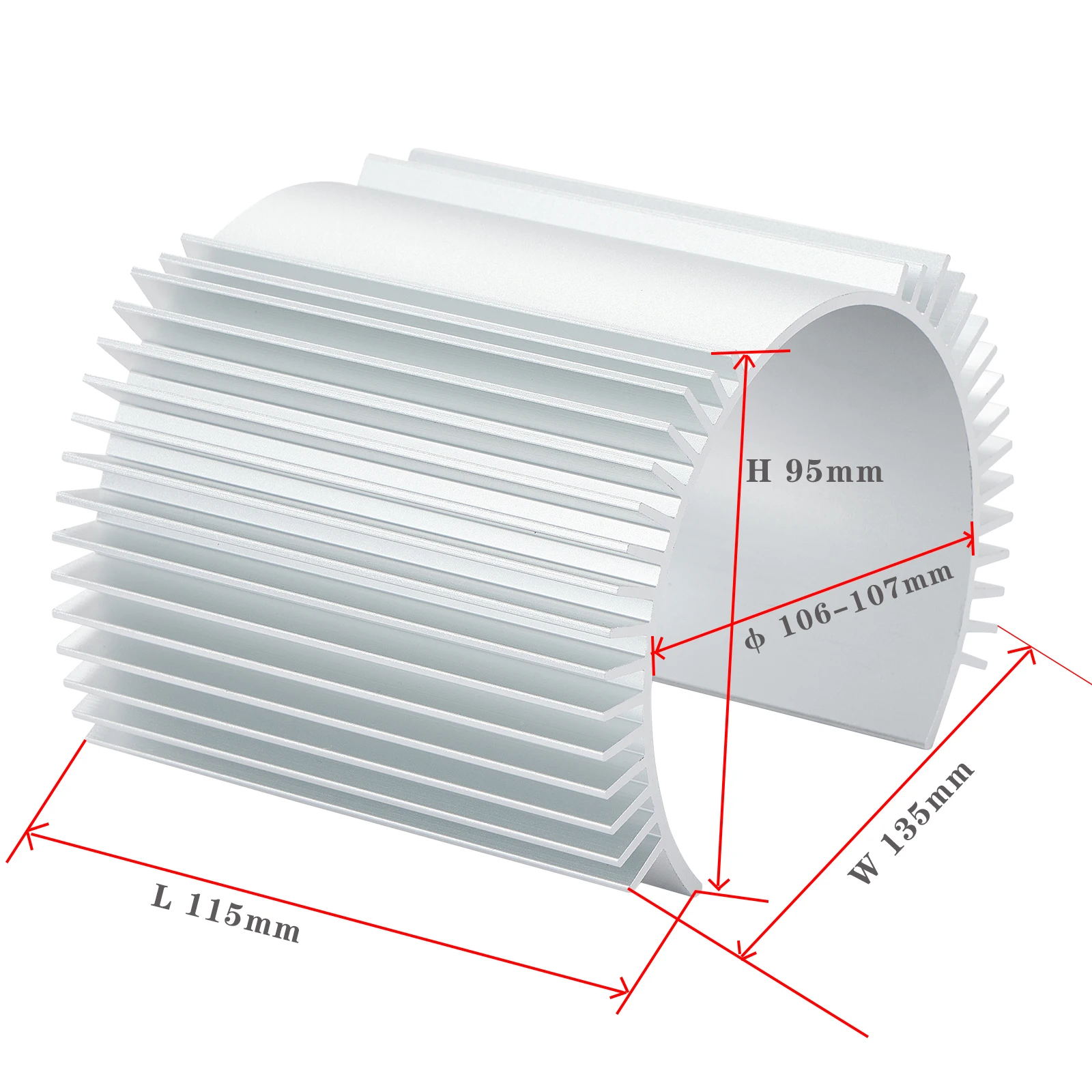 Motor Heat Sink for Razor MX650/MX500/SX500/Kunray MY1020 Motor Upgrade Accessories Aluminum Heat Sink Temperature Resistant