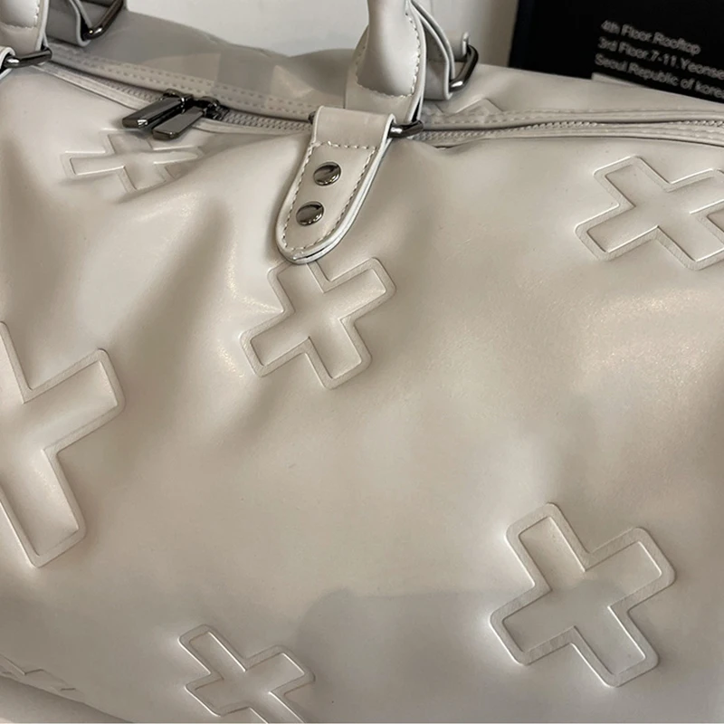 Fashion Bag PU Leather Women'S Gym Fitness Yoga Travel Luggage Boston Handbag Outdoor Duffle Sports Suitcase Shoulder Tote Bag