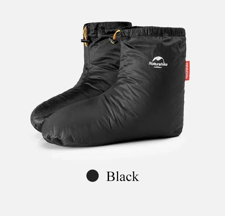 Naturehike Winter Warm Down Shoes Cover Outdoor -15℃~0℃ Waterproof Windproof Goose Duck Down Thermal Feet Cover Unisex Down Boot