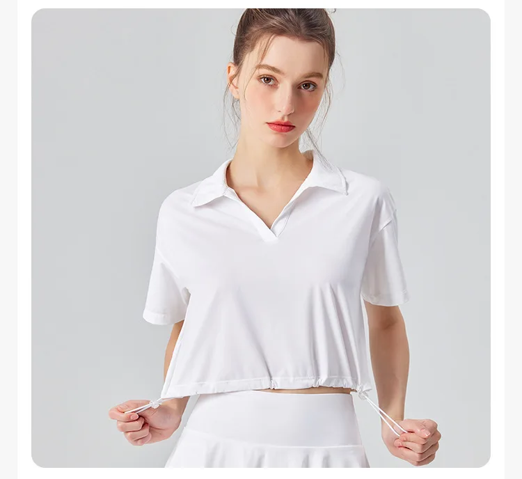 Women Summer Short Sportswear Solid Color Two Pieces Fitness Yoga Set Breathable Quick Dry Tennis Wear Female Workout Clothes