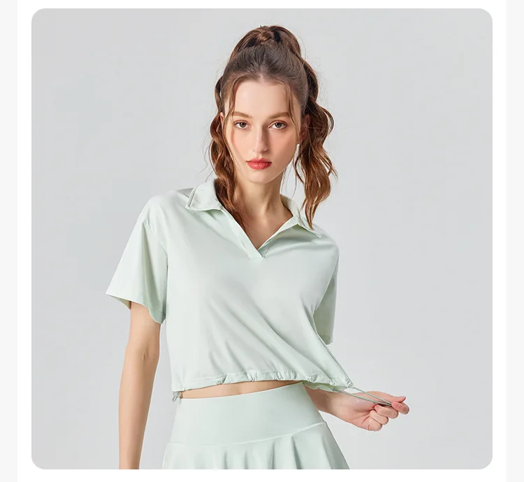 Women Summer Short Sportswear Solid Color Two Pieces Fitness Yoga Set Breathable Quick Dry Tennis Wear Female Workout Clothes
