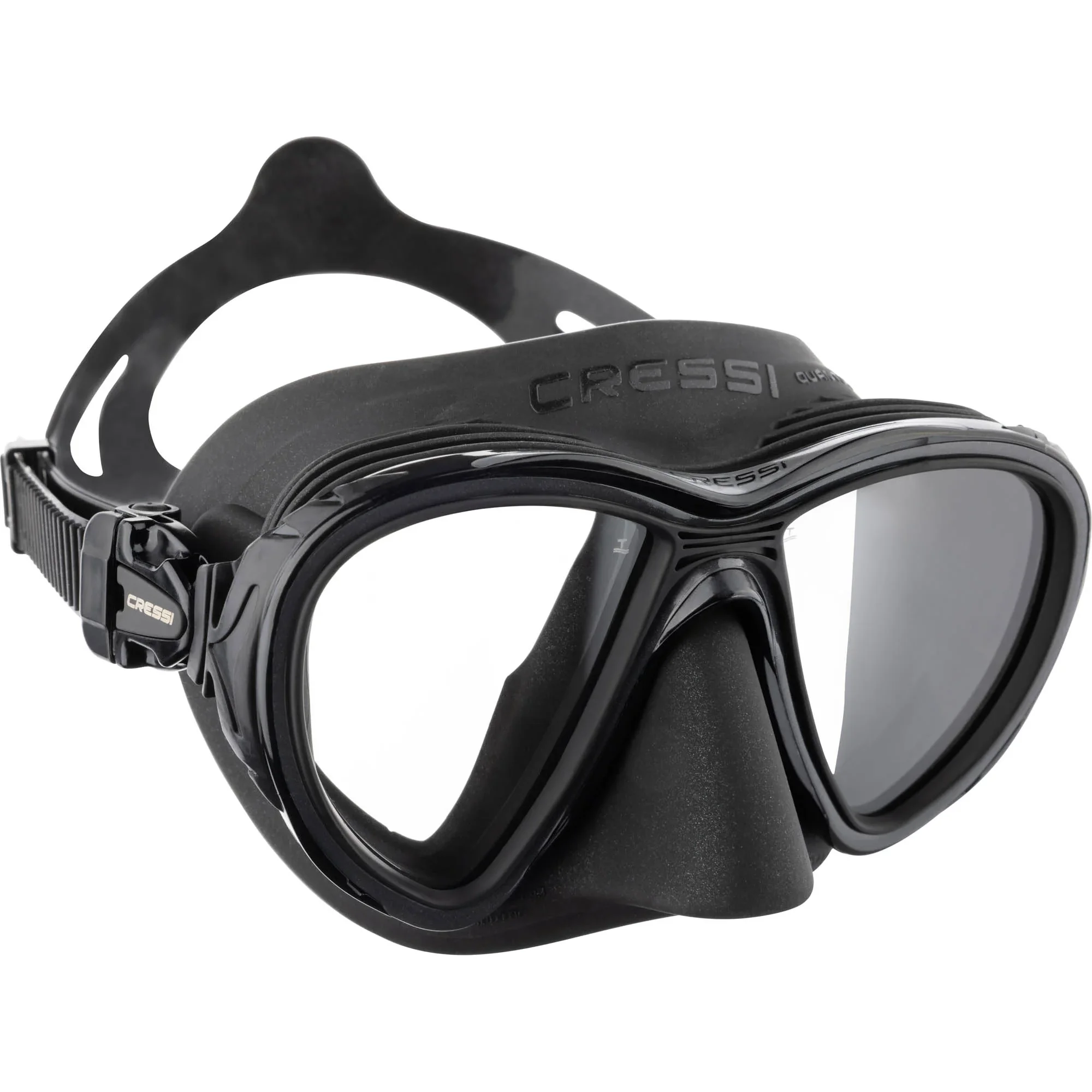 Cressi Adult Scuba Diving Mask with Advanced Fog System and Improved Downward Visibility - Quantum