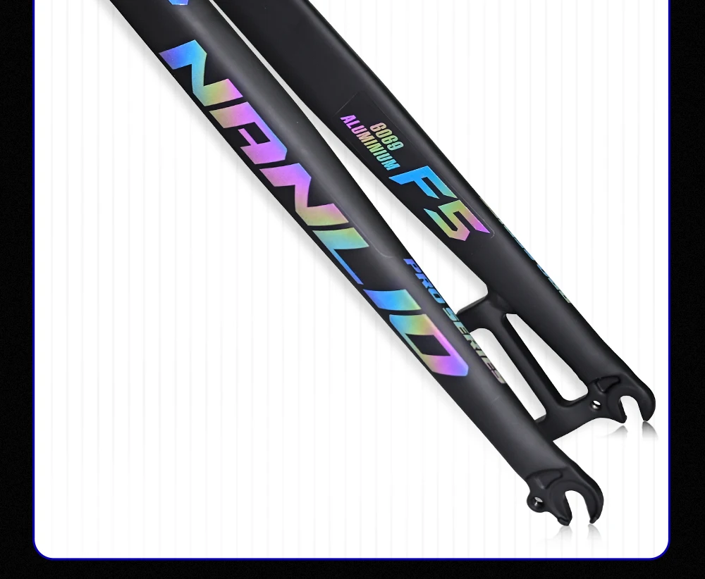 NANLIO F5 Bicycle Fork 26/27.5/29 Inch Aluminum Alloy Mountain Road Bike Bicycle Hard Fork Disc Brake Bicycle Accessorie 880g