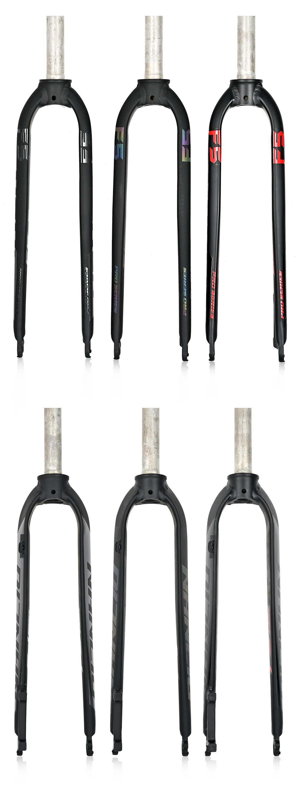 NANLIO F5 Bicycle Fork 26/27.5/29 Inch Aluminum Alloy Mountain Road Bike Bicycle Hard Fork Disc Brake Bicycle Accessorie 880g